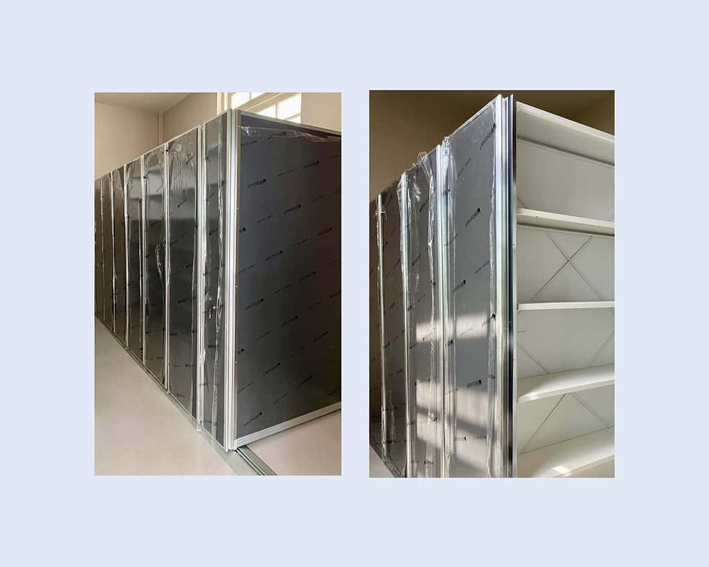 mobile storage shelves