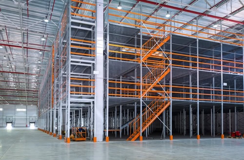 Mezzanine for Industrial uses