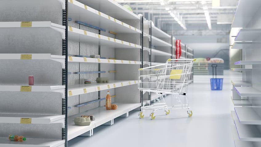 Product shelves for retail stores