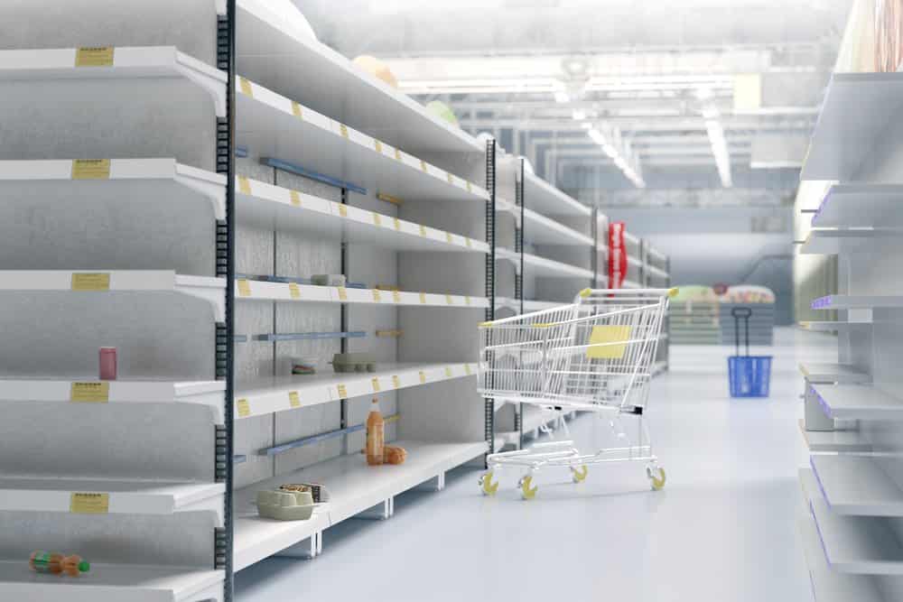 Product shelves for retail stores