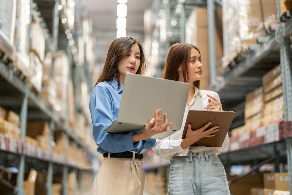 Logistics entrepreneurs updating industry trends for warehouse strategies