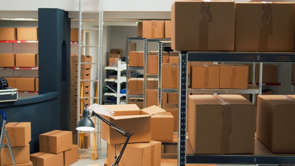 Micro Rack shelving system for expanding storage in a warehouse
